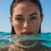 CLEAR SEA GIRL SIREN coral sea