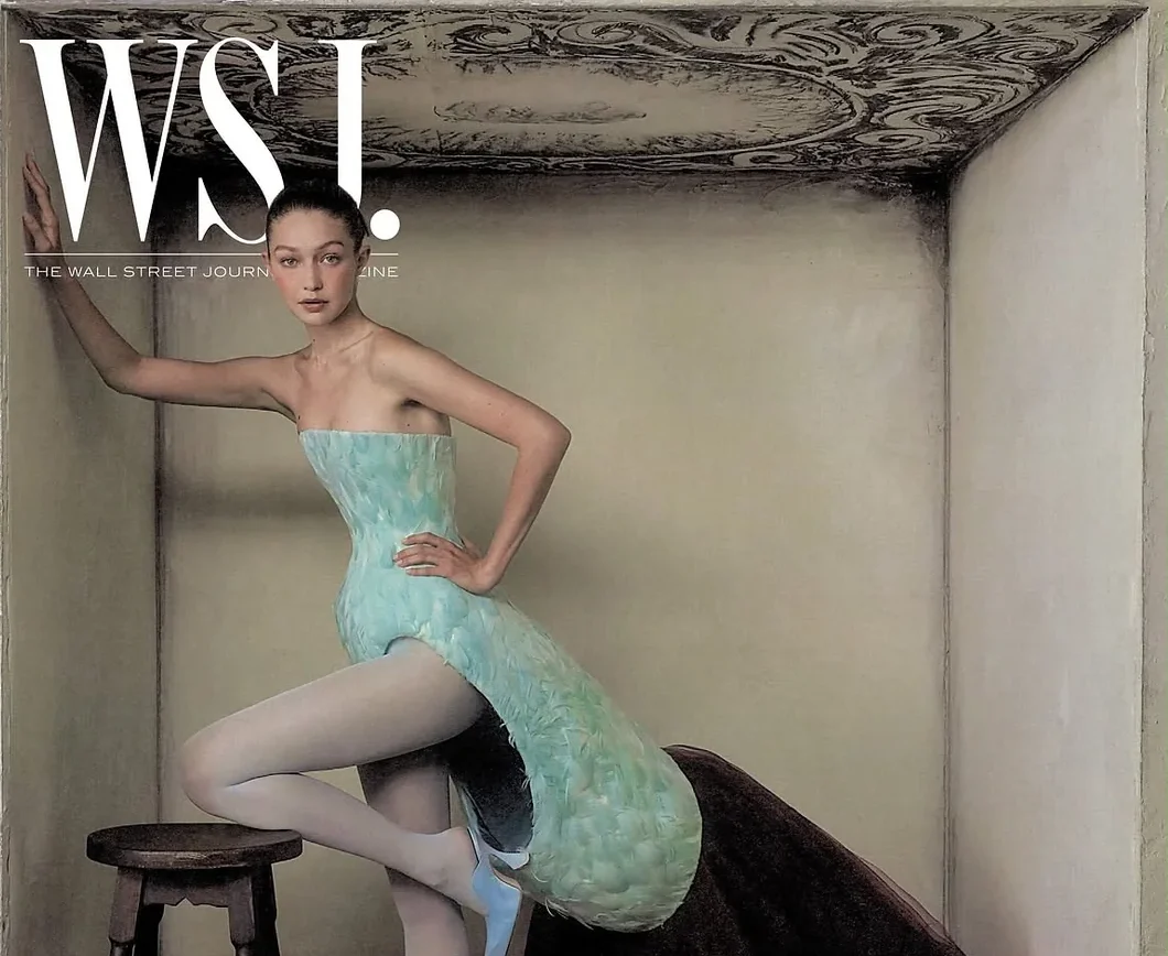 GIGI HADID SE CONVIERTE EN ARTE PARA WSJ MAGAZINE